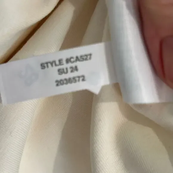 J. Crew Ruched V-Neck Top Size Medium - Picture 7 of 10